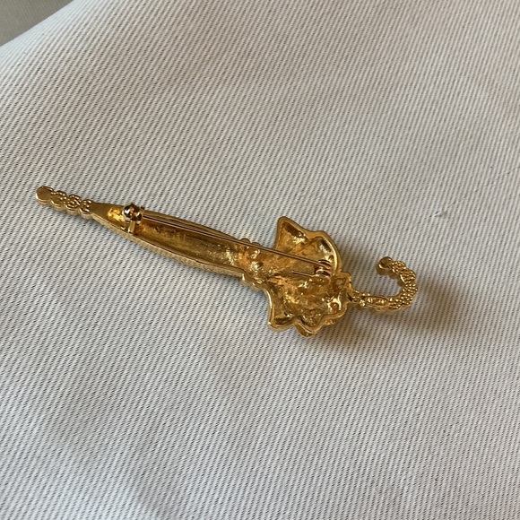 AVON RHINESTONE umbrella pin - Picture 5 of 6